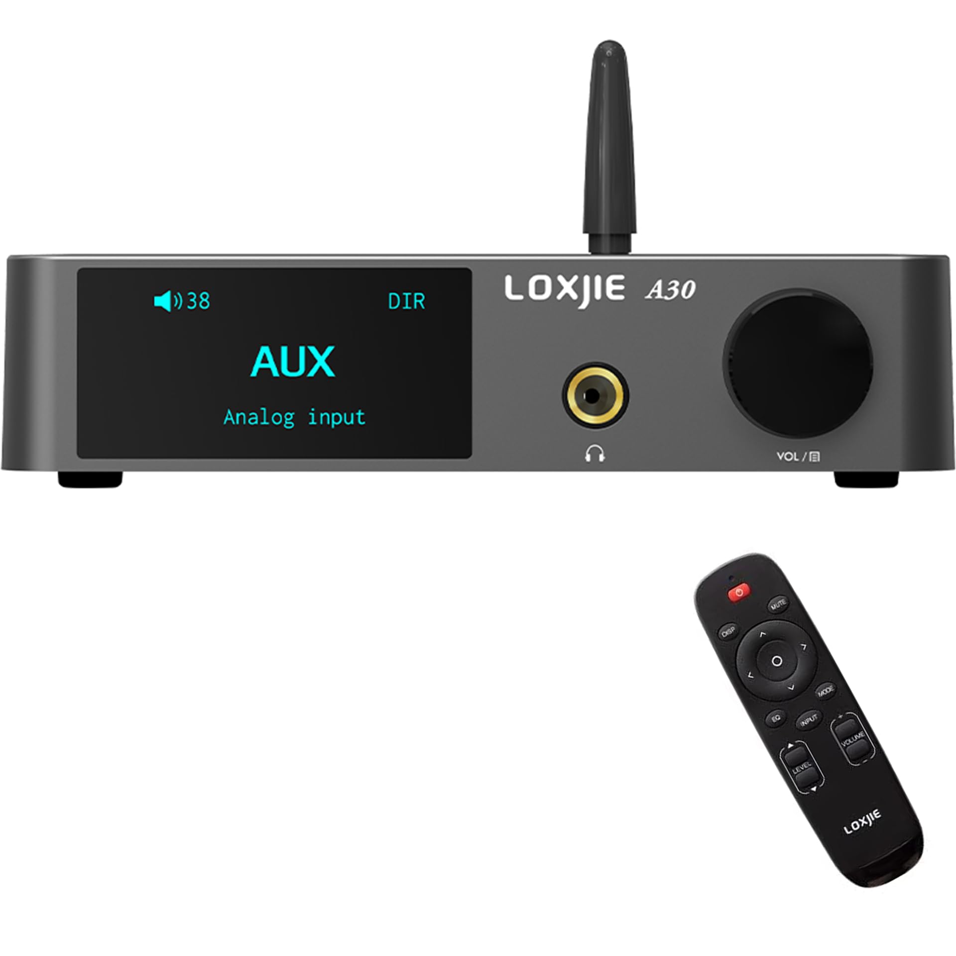 Loxjie Amplificateur Audio Domestique A30 Classe Dnjw1194brigade Avec DAC & HiFi & EQ Mode Support APTX BT 5.0 & USB & C